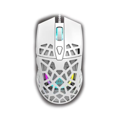Мишка с кабел CANYON “Puncher“ GAMING, White, RGB, CND-SGM20W