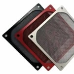 Филтър за вентилатор  EVERCOOL 80mm Metal, Red