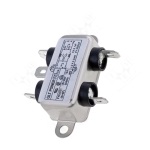 Филтър шумоподтискащ 100nF+3.3nF+0.3mH/250VAC, 10А