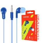 Слушалки “Тапи“ CANYON CNS-CEPM02BL, Blue, MP3+Mic