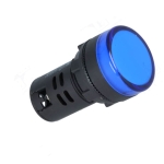 Индикаторна лампа М22, 230VAC LED, СИНЯ