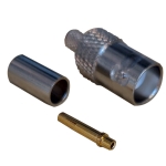 Съединител BNC женски, МЕТАЛ (RG-58, 50 ohm), кримпван