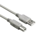 Кабел USB 2.0 A-B, 1.5m