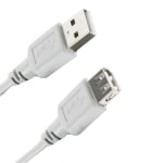 Кабел USB 2.0 A M/F, 3m