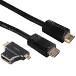 Кабел HDMI 2.0 M-M 1.5m, Mini-Micro Adapter