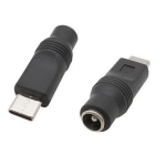 Преход захранващ USB C мъжки, DC 5.5х2.1 мм мъжки