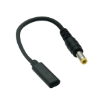 Преход захранващ USB C женски, DC 5.5х2.1 мм женски, кабел 0.15 м