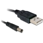 Преход захранващ USB A мъжки, DC 5.5х2.1 мм женски, кабел 1 м