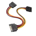 Кабел SATA сплитер 2-Port  0.15m