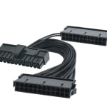 Кабел 24-pin ATX Extension, 2nd PSU Starter Makki, 30cm