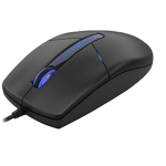 Мишка с кабел A4 Tech N-530S Illuminate, Silent, Black