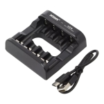 Зарядно устройство LC4, 4x500mA, 1.5V Li-ION, USB C