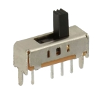Превключветел плъзгащ 12.7x4.5x4.7 мм, 4P ON-ON-ON, 0.3A/50VDC