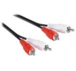 Кабел 2x RCA мъжки, 2x RCA мъжки (3.80x7.60 мм), 1.5 м