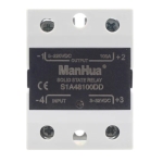 Реле електронно DC-DC S1A48100DD-100A, IN3-32VDC, OUT5-220VDC
