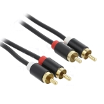 Кабел 2x RCA мъжки, 2x RCA мъжки VENTION, Cu, 2 м