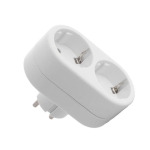 Разклонител SCHUKO мъжки, 2x SCHUKO женски