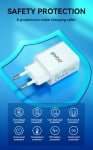 Зарядно устройство CDA121, USB A, 18W QC