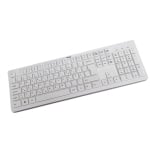 Клавиатура HAMA MMedia Flat Keyboard “KC-200“ бял цвят /182680