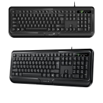 Клавиатура Genius KB-118 II, MMedia+AI, Black, Spill-Resistant