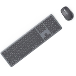 Безжична Клавиатура+Мишка HAMA “WKM-550“, Flat, Bluetooth+2.4GHz !,  MMedia + AI button, 173065