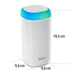 Безжична преносима колонка BT: HAMA “Shine 2.0“ White, LED, IPX4, 30W, 188229