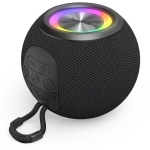 Безжична преносима колонка Bluetooth: HAMA “Ball Shape“, Черен цвят, 5W, LED, USB+MicroSD+AUX, 188237