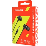 Слушалки “Тапи“ CANYON CNE-CEP3DG, Dark Grey, MP3+Mic