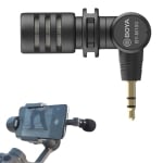 Микрофон за Stream, Camera, Mobile Phone BOYA Mini Condenser Rotating Mic, TRS, BY-M100