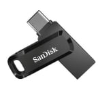 USB Флаш Памет 128GB USB 3.2 SanDisk Dual Drive Go (A+Type-C), 400MB/s