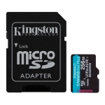 Карта памет 256GB MicroSD-XC KINGSTON Canvas Go! Plus Gen4=200MBps, A2 U3 V30 Class10