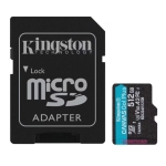 Карта памет 512GB MicroSD-XC KINGSTON Canvas Go Plus Gen4=200MBps, A2 U3 V30 Class10
