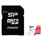 Карта памет 32GB MicroSD-HC SILICON POWER Elite=100MBps, A1 U1 V10 Class10