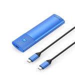 Кутия за M.2 nVME SSD диск, Type-C USB 3.2 ORICO PWM2-G2-BL, син цвят