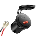 Зарядно устройство за панел PA0330, USB A QC 3.0, USB C, 2x30W