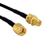 Кабел удължител за GSM антена, SMA Male to SMA Female, RG174, 0.3 м