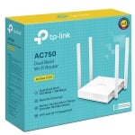 Безжичен Рутер TP-LINK WL-AC750 Dual Band, 4 Ant., Archer C24