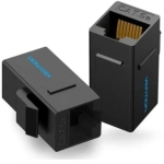 Съединител RJ45 Cat.5e VENTION, Black, VDD-B07-B