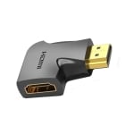 Преход HDMI M-F L-Plug VENTION AIPB0, Flat Down 90 Angle