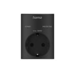 Контакт със Защита, 1 гнездо Шуко, Черен, HAMA 223322