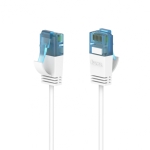 Мрежови Кабел 1.5m UTP Cable Cat 6a HAMA, White, 10 Gbps, 200689