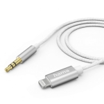 Кабел от iPhone (Lightning Plug) към 3.5мм Аудио Жак, 1м., HAMA 201522