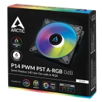 Вентилатор ARCTIC 140x140x27, FDB, 0dB, P14 PWM PST A-RGB