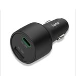 Зарядно за Автомобил  USB+Type-C Fast Charger HAMA, 32W QC3.0, 201690