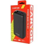Външна Батерия CANYON PowerBank 30.000mAh, Black, CNE-CPB301B