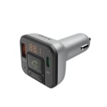 Bluetooth FM трансмитер, хрендсфри, зарядно устройство USB-A QC3.0 + Type-C PD, 38W Max, HAMA 14169