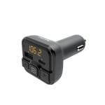Bluetooth FM трансмитер, зарядно устройство USB Type-C 10.5W; USB-A + MicroSD слотове за памет, HAMA 14170