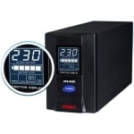 UPS-650D-BK, 220VAC/3A, 400W, LCD дисплей, RS-232