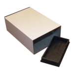 Кутия инструментална с панели (80x140x40 мм) ALU/PVC