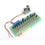 Моно аудио светодиоден индикатор с микрофон (12 LEDs)
